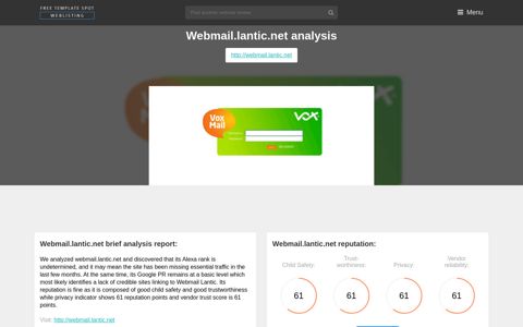 Webmail.lantic.net analysis