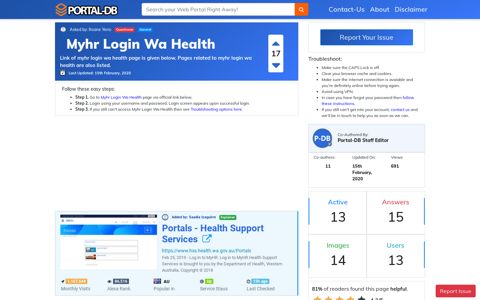 Myhr Login Wa Health - Portal-DB.live