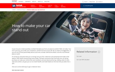 How to make your car stand out - Kotak Bank