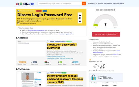 Directv Login Password Free