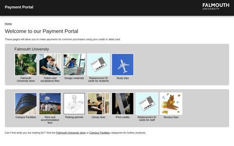 Payment Portal - Falmouth University