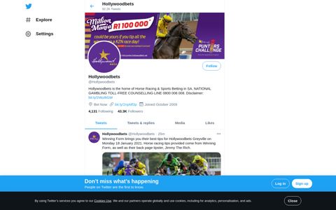 Hollywoodbets (@Hollywoodbets) | Twitter