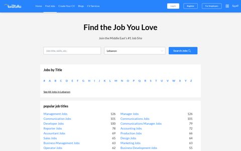 Find Jobs in Lebanon - Bayt.com
