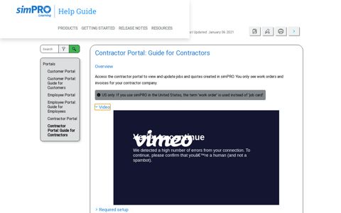 Contractor Portal: Guide for Use | simPRO
