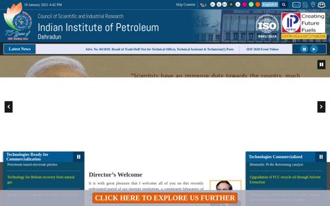 Indian Institute of Petroleum: Council of Scientific and ...