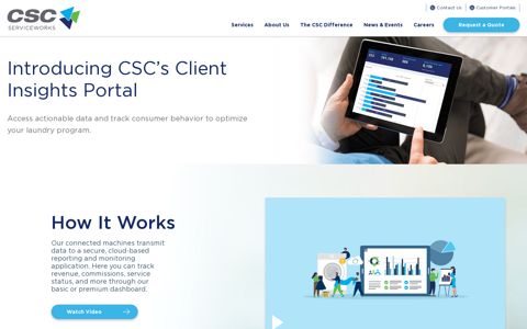 Client Insights Portal – CSC ServiceWorks