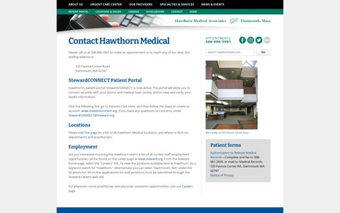 Contact Hawthorn Medical | Hawthorn Medical Associates