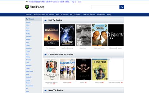 Free TV Shows | Free TV Series | findtv.net