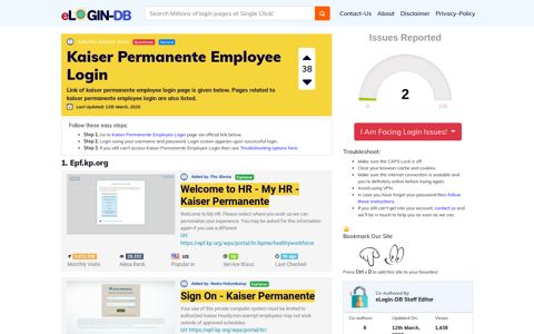Kaiser Permanente Employee Login