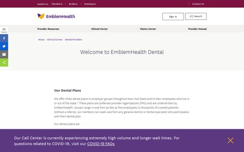 Welcome to EmblemHealth Dental | EmblemHealth