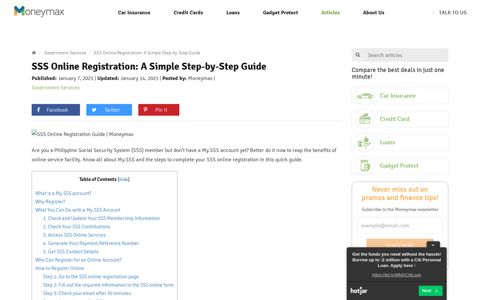 SSS Online Registration: A Simple Step-by-Step Guide