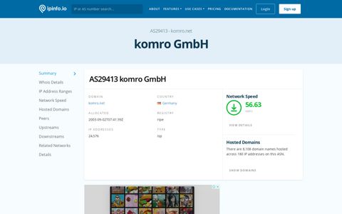 AS29413 komro GmbH - IPinfo.io