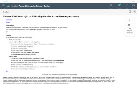 VMware ESXi 5.0 - Login to SSH Using Local or Active ...
