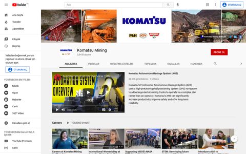 Komatsu Mining - YouTube