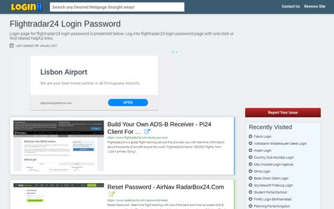 Flightradar24 Login Password - Loginii.com