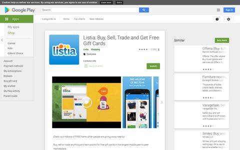 Listia: Buy, Sell, Trade and Get Free Gift Cards - Apps on ...