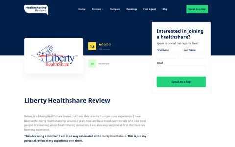 Healthsharing Reviews - Liberty Healthshare Review