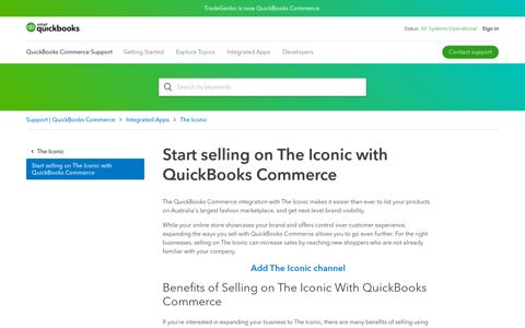 Start selling on The Iconic with QuickBooks Commerce ...