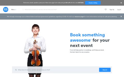 GigSalad: Plan the Perfect Event - 110000+ Bands ...