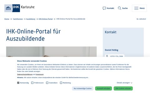 IHK-Online-Portal für Auszubildende - IHK Karlsruhe
