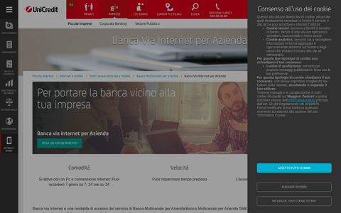 Banca via Internet per le Aziende e Piccole Imprese | UniCredit