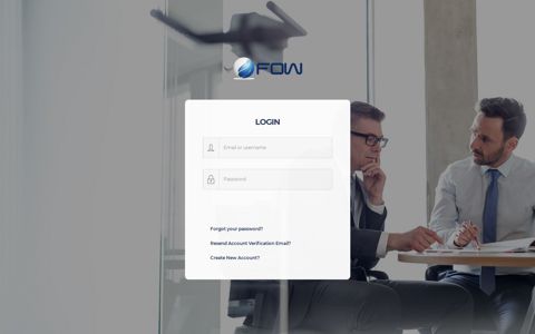 FOW - Back Office Login - fow business