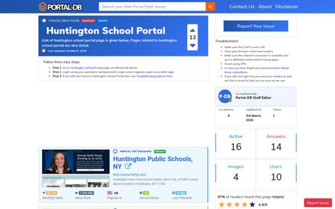 Huntington School Portal