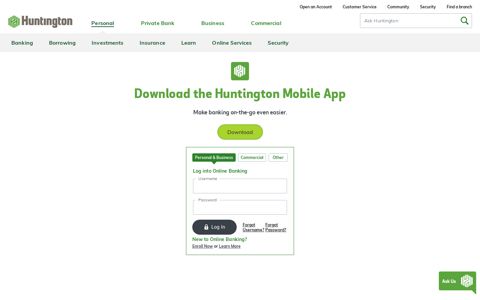 Mobile Banking Login | Huntington Bank