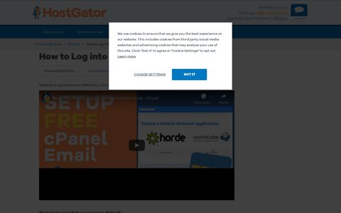 How to Log into Webmail | HostGator Support