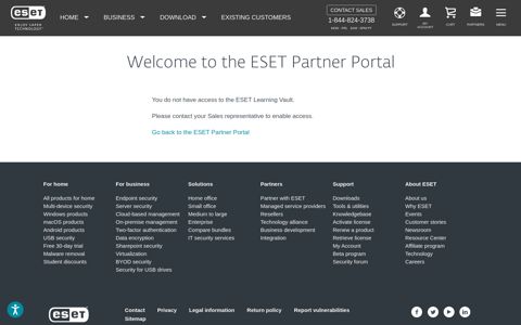 ESET North-American Partner Portal