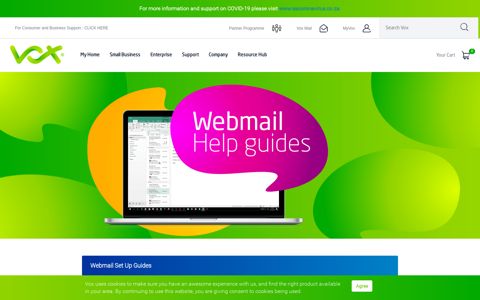 Webmail Set Up Guides | Vox