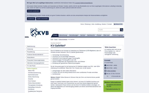 KV-SafeNet - Kassenärztliche Vereinigung Bayerns (KVB)