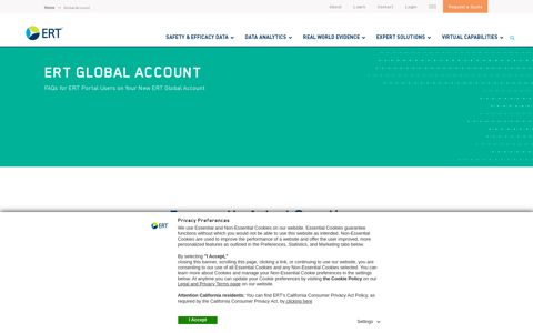 Global Account | ERT