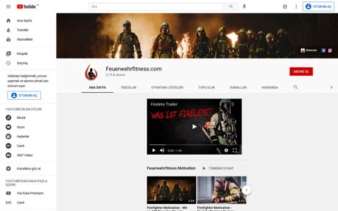 Feuerwehrfitness.com - YouTube