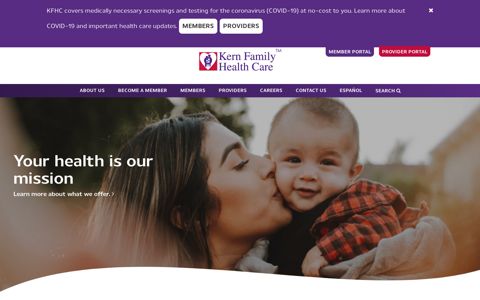 Kern Family Health Care: Home