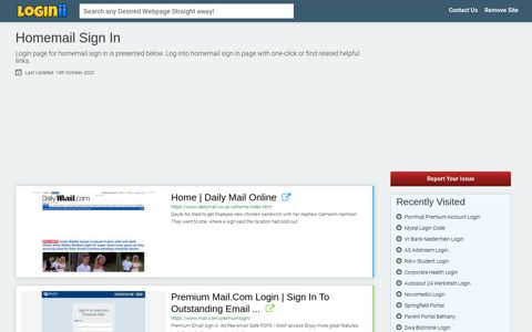 Homemail Sign In - Loginii.com