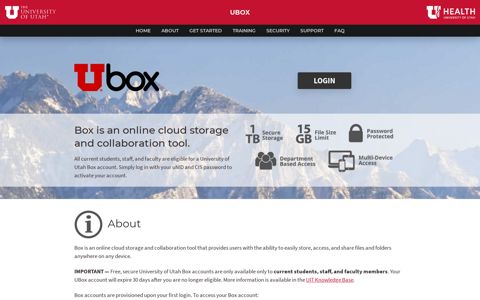 Ubox - The University of Utah