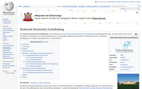 Technische Hochschule Aschaffenburg – Wikipedia