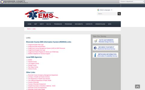 Links - Riverside County EMS Agency