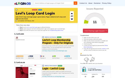 Levi's Loop Card Login - login login login login 0 Views