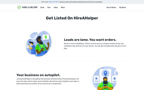 Get Listed On HireAHelper | HireAHelper