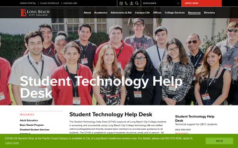 Student Tech Help Desk - Long Beach City College