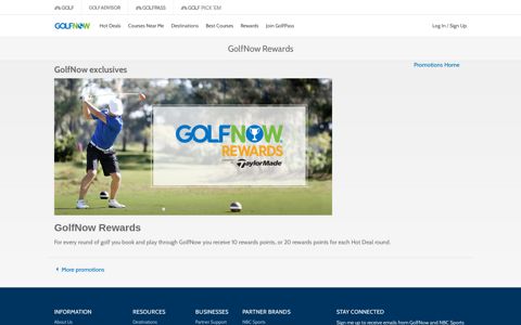 GolfNow Rewards - GolfNow Promotions