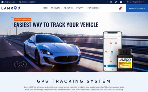 Lamrod GPS: GPS Tracking Company in India