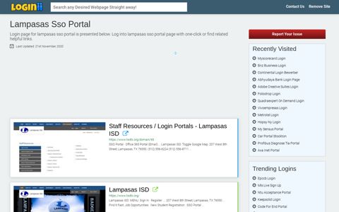 Lampasas Sso Portal - Straight Path to Any Login Page!