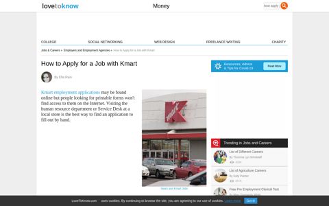 How to Apply for a Job with Kmart | LoveToKnow - Jobs ...