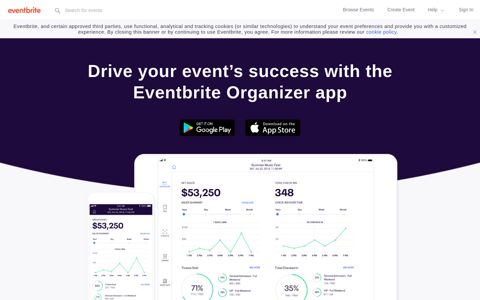 Eventbrite Organizer App–Track Sales, Check-In & More ...