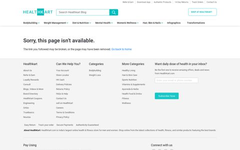 Wanted to Sell products through your site? - Healthkart