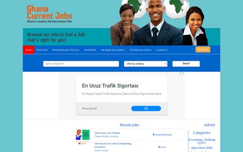 Current Jobs in Ghana - Ghana's Leading Job Recruitment Site