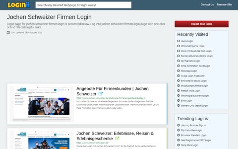 Jochen Schweizer Firmen Login - Loginii.com